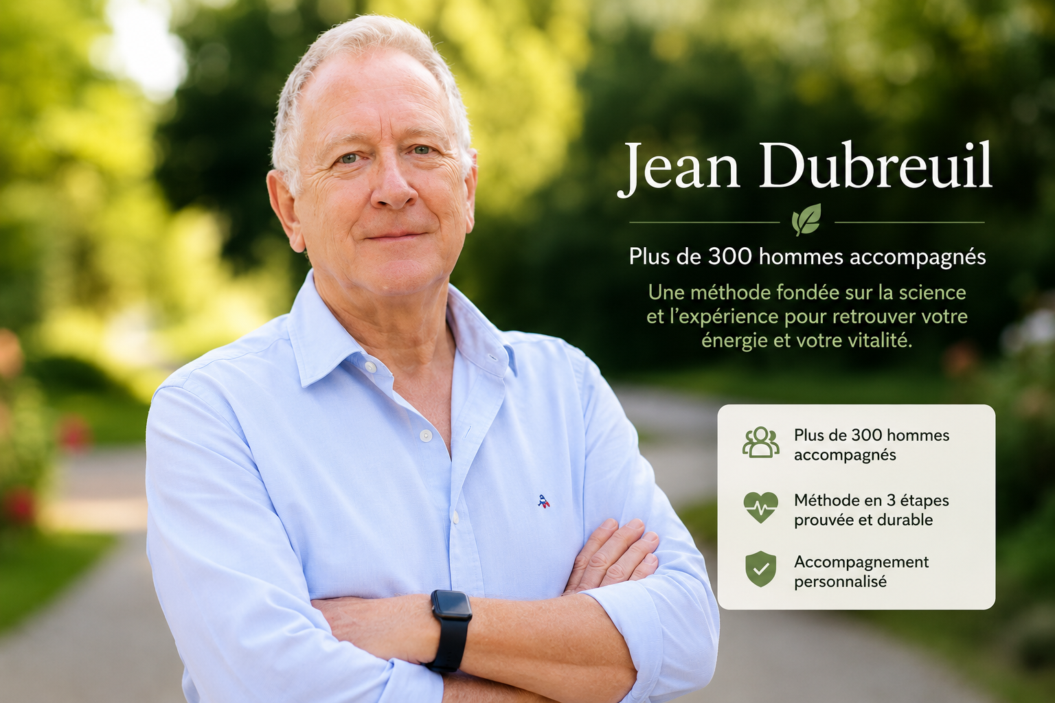 Jean Dubreuil, 75 ans, fondateur de la méthode